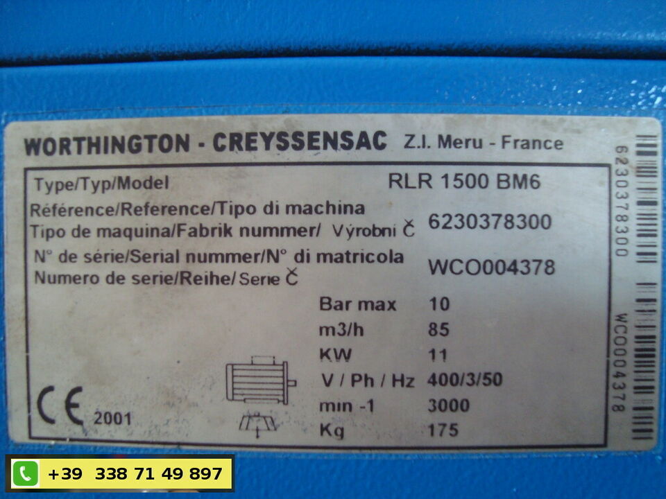 WORTHINGTON rollair 1500  2001